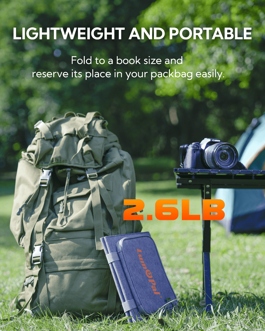 LUMOPAL: 40W Portable Solar Panel - Gray - GJB PRODUCTS
