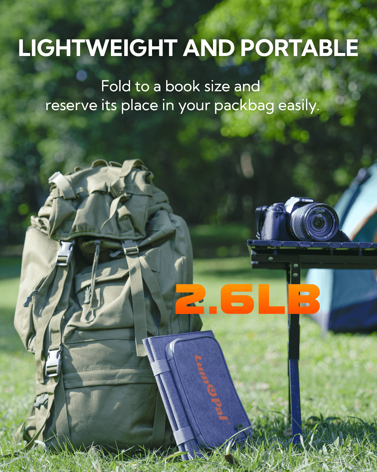 LUMOPAL: 40W Portable Solar Panel - Gray - GJB PRODUCTS