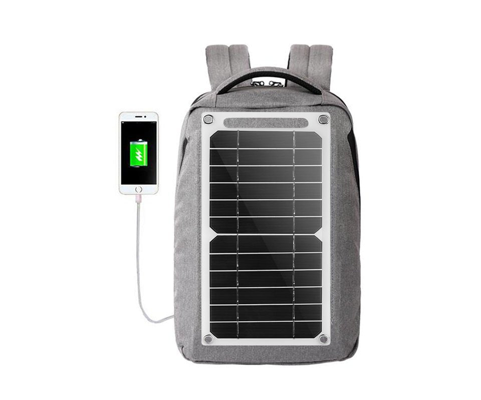 Meggemo: Flexible 6W 5V Backpack Solar Phone Charger - GJB PRODUCTS