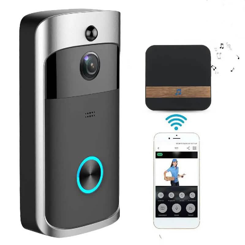 Mignova:Wireless Video Doorbell Camera with Indoor Chime 1080P HD Video & Audio - Night Vision/2 - Way Audio/WaterProof - GJB PRODUCTS