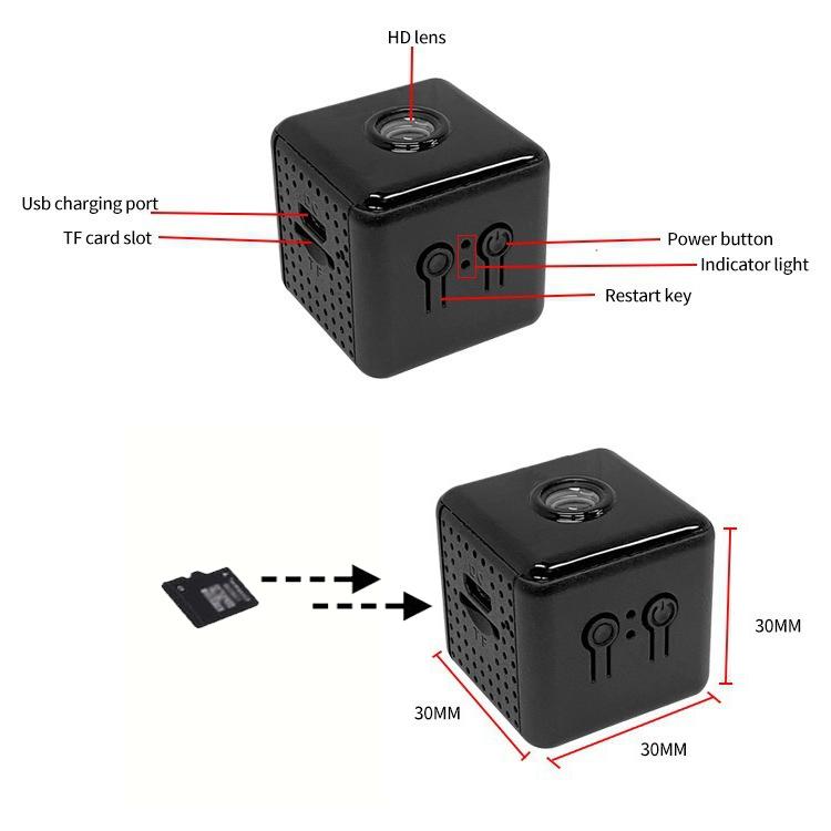ModernTech: Wireless Mini Cube Smart Home HD Camera - GJB PRODUCTS