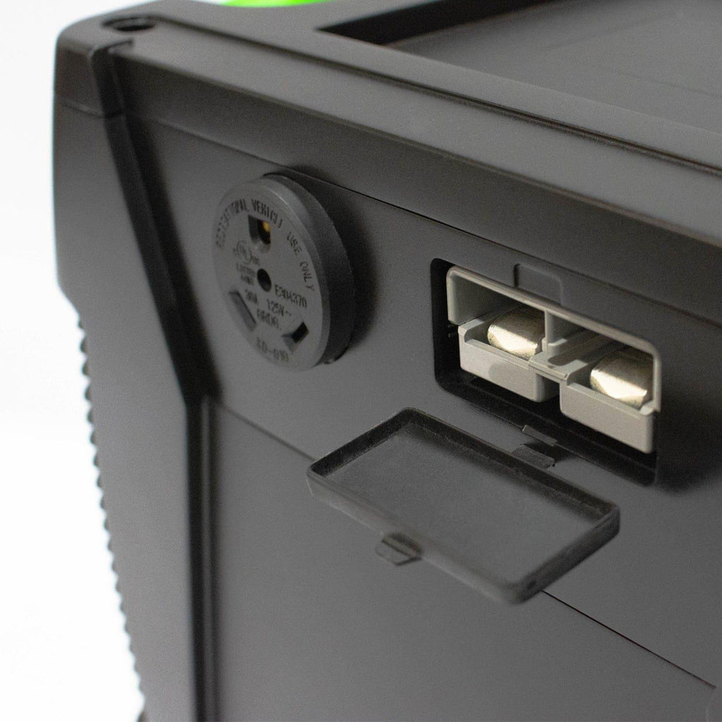 Nature's Generator Elite: Portable Hight Capacity Solar/Wind/AC Flexible Fast Charging Options for Home or Office - Grid use Plus Heavy Duty Carrying Cart - GJB PRODUCTS