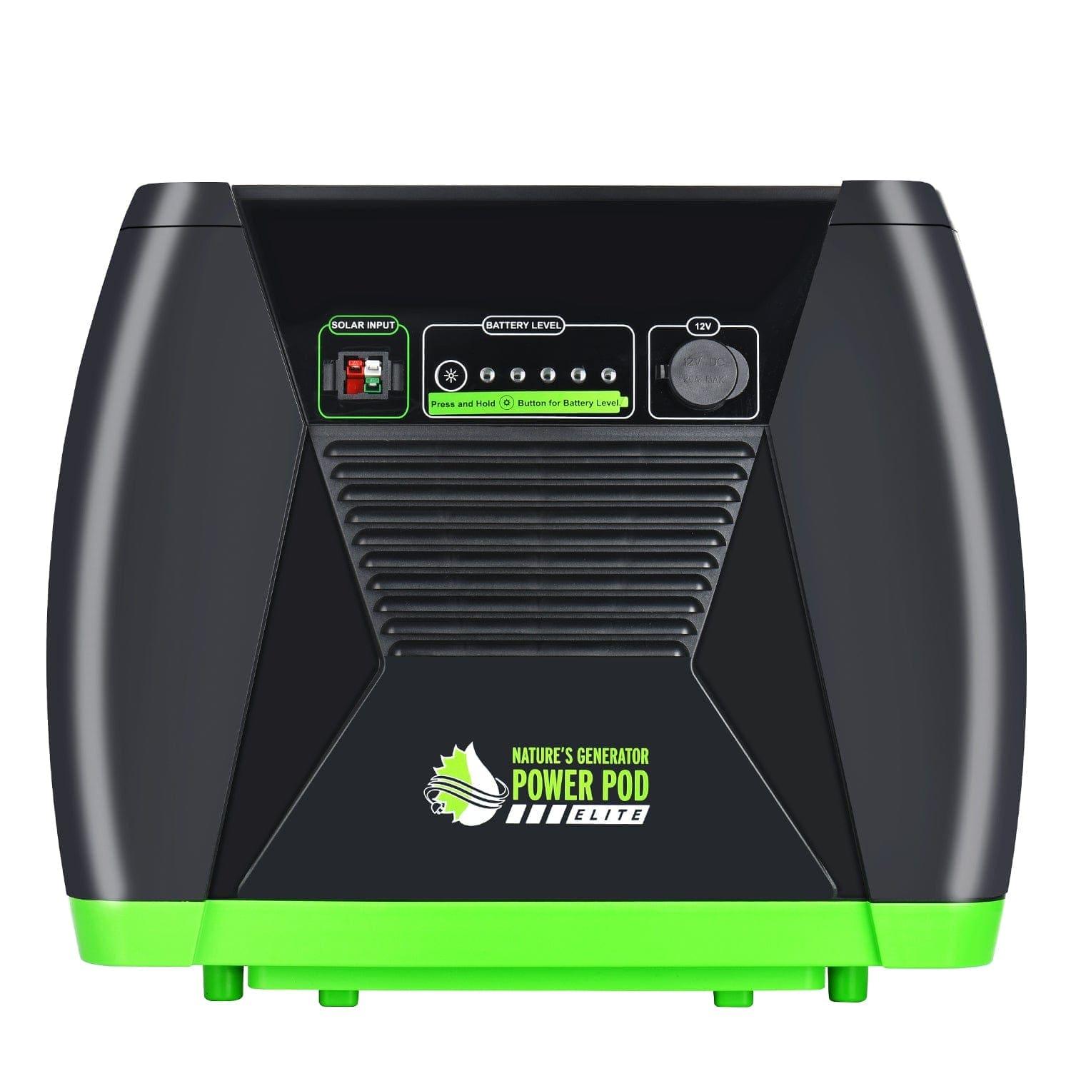 Nature's Generator: Elite Power Pod•300W Solar Charging & 1500W Wind Charging Capability•LED Monitoring - GJB PRODUCTS