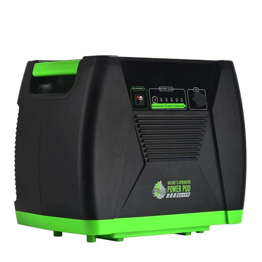 Nature's Generator: Elite Power Pod•300W Solar Charging & 1500W Wind Charging Capability•LED Monitoring - GJB PRODUCTS
