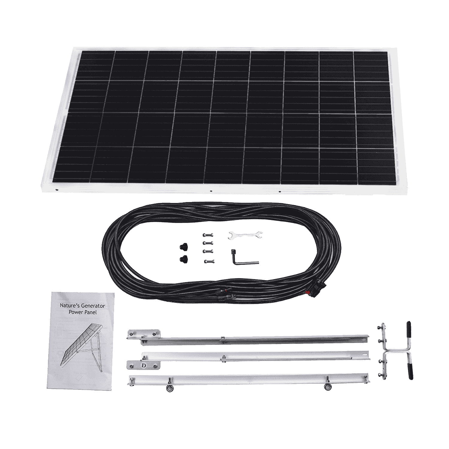 Nature's Generator: Elite Power Pod•300W Solar Charging & 1500W Wind Charging Capability•LED Monitoring - GJB PRODUCTS