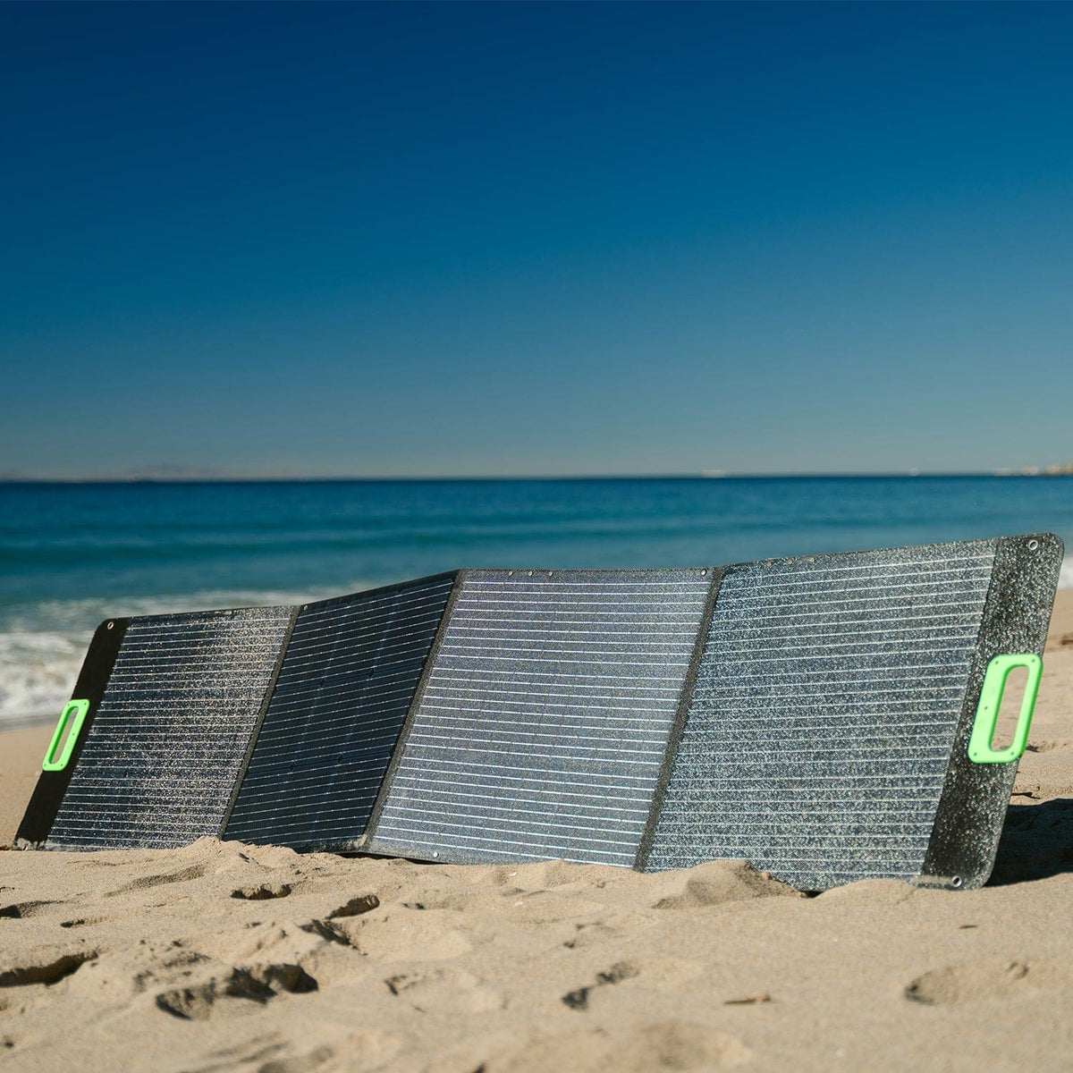 Nature's Generator: Foldable 200W Outpu• Monocrystalline Solar Panel W/ Built-In Kickstands•ETCF Coating•Very Compatible Solar Panel - GJB PRODUCTS