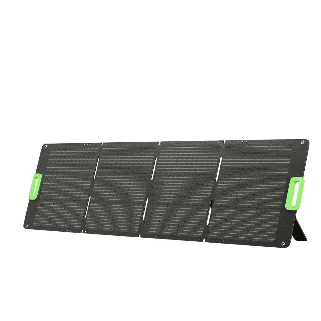 Nature's Generator: Foldable 200W Outpu• Monocrystalline Solar Panel W/ Built-In Kickstands•ETCF Coating•Very Compatible Solar Panel - GJB PRODUCTS