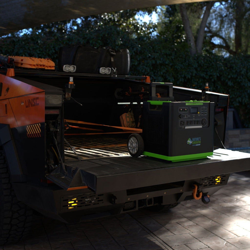 Nature's Generator Lithium 6000 with Solar Panel - GJB PRODUCTS