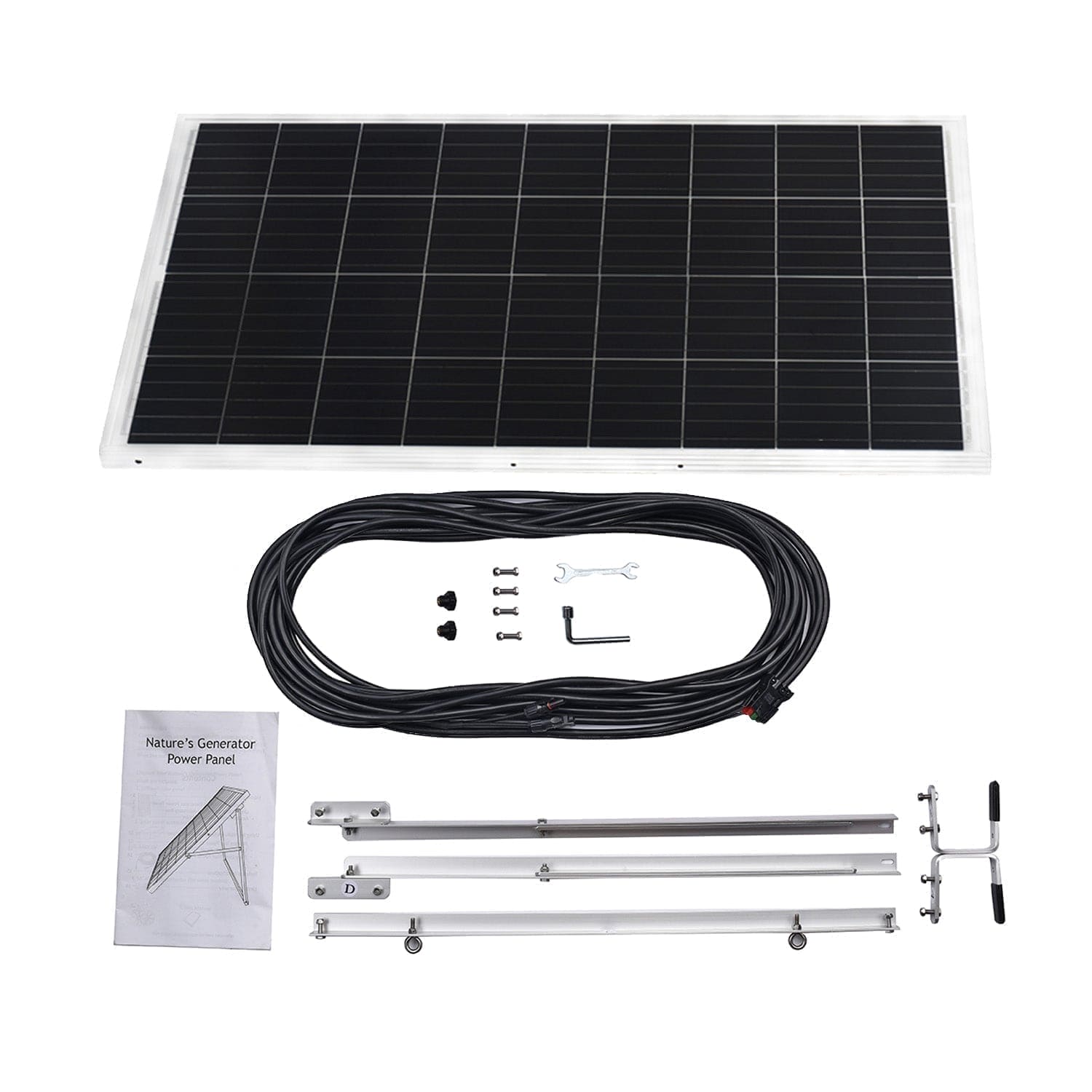 Nature’s Generator: Portable High Capacity Lithium 1800W Solar Generator Bundle - Flexible and Fast Charging Options•Smart,Quiet and Compact for Home or Off - Grid use - GJB PRODUCTS