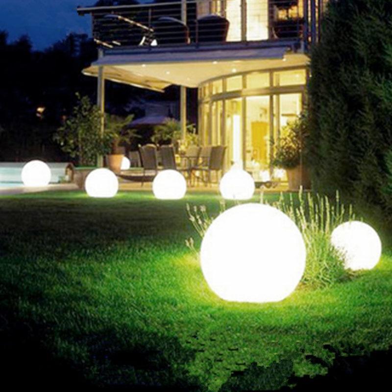 Newegg: Charming 4” Diameter Moon Ball LED Dimmable Waterproof Lamp For Garden,Yard or Pathway - GJB PRODUCTS