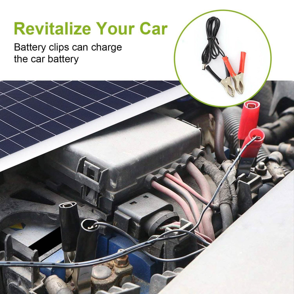 Outdoor Solar Panel 12V 25W Car Battery Charger - GJB PRODUCTS