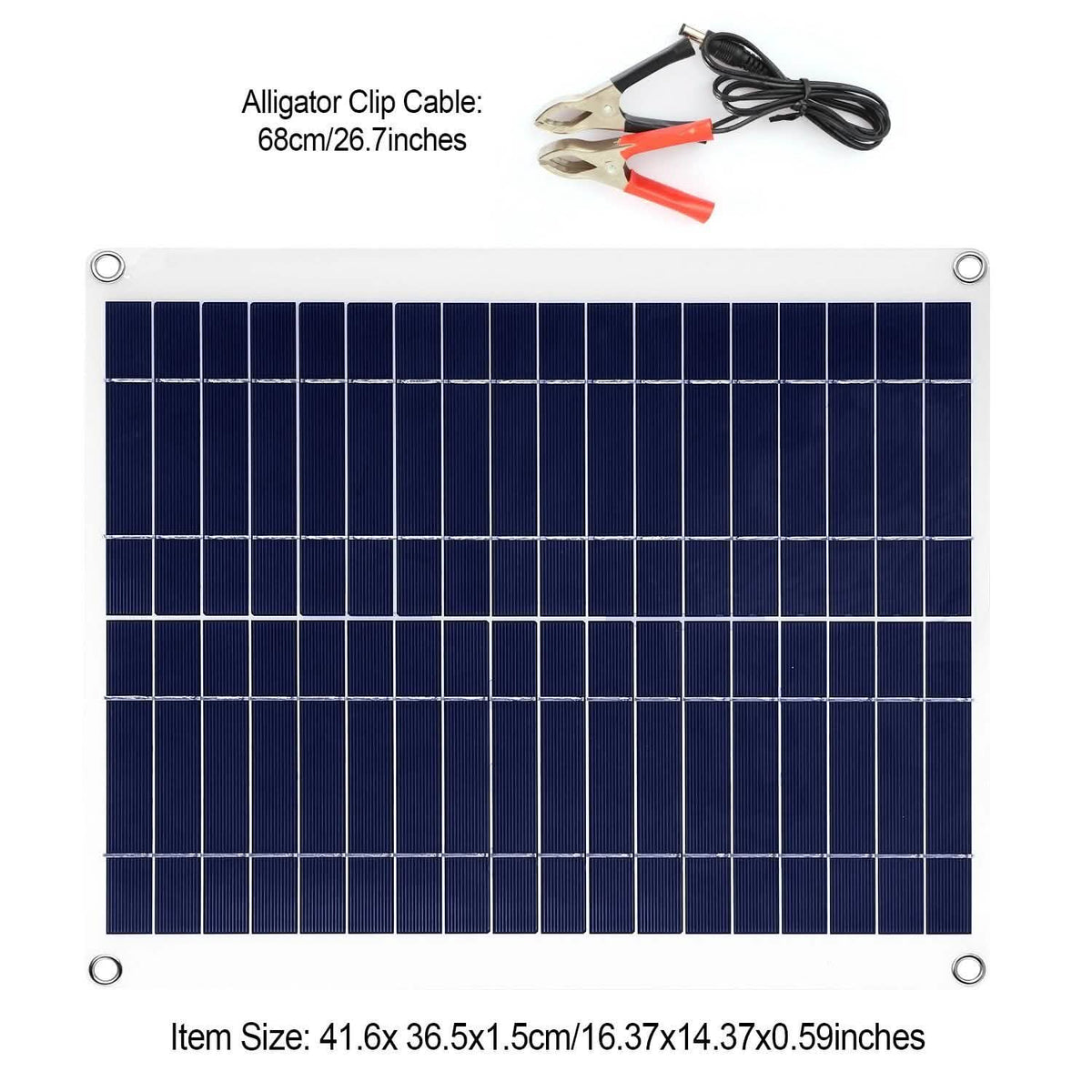 Outdoor Solar Panel 12V 25W Car Battery Charger - GJB PRODUCTS