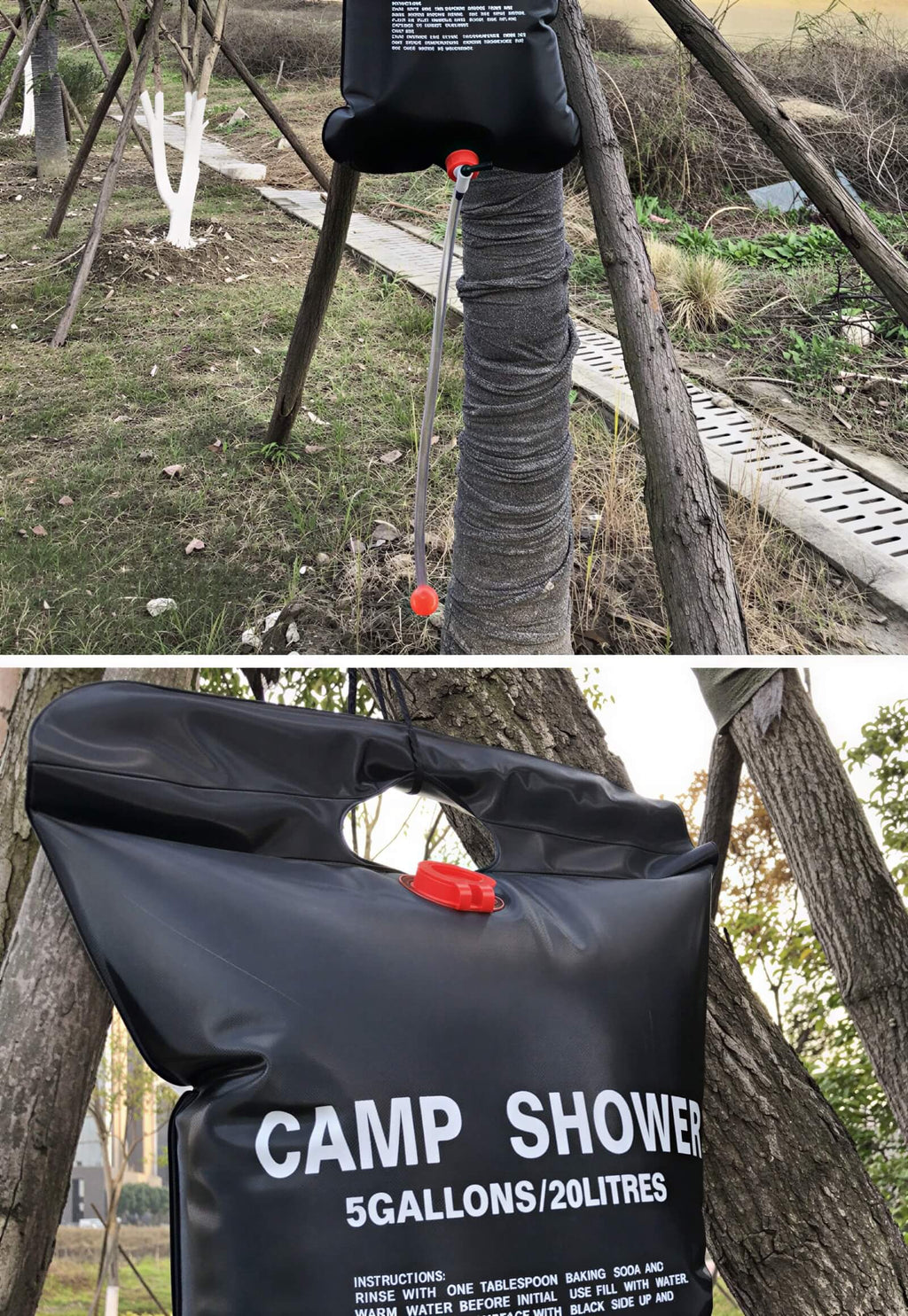 PBAZIH: 10L Solar Camping Shower Bag - GJB PRODUCTS