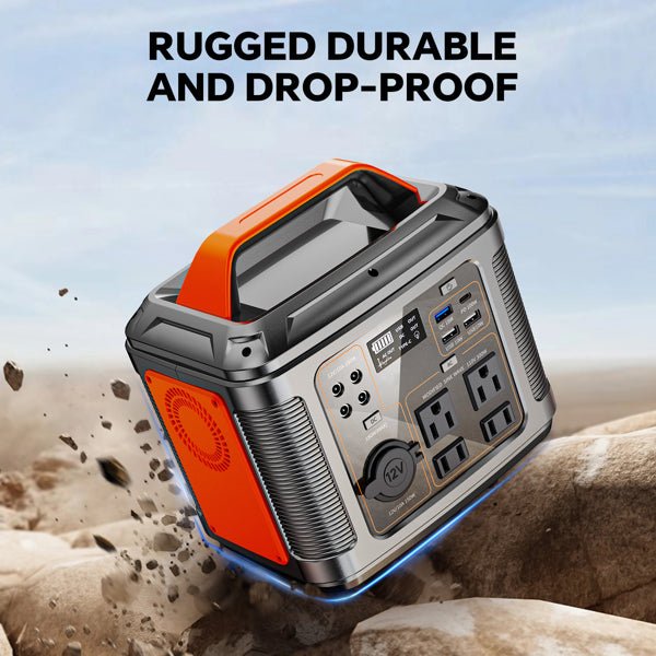 Powerbank 300w Portable Solar Power Station With 60w Solar Panel For Camping•Generator 296Wh 80000mAh Lithium Battery - GJB PRODUCTS