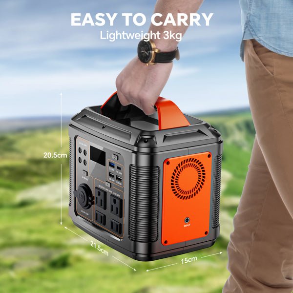 Powerbank 300w Portable Solar Power Station With 60w Solar Panel For Camping•Generator 296Wh 80000mAh Lithium Battery - GJB PRODUCTS