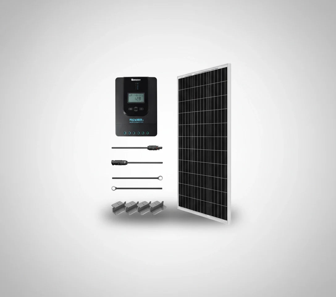 Renergy/Rover: 100W/12V Flexible Solar Panel Kit: - GJB PRODUCTS