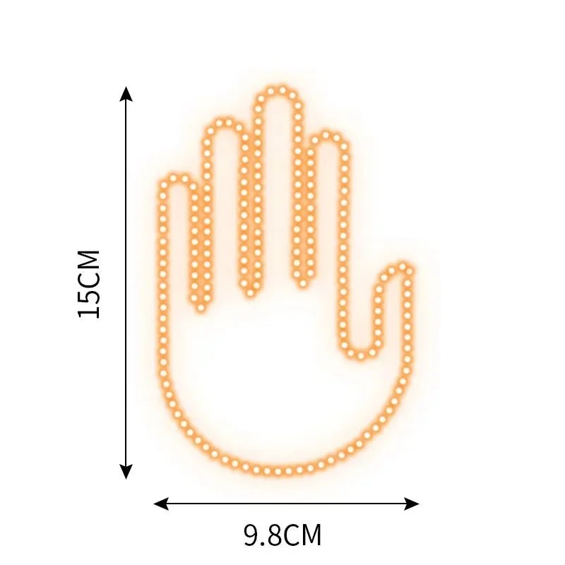 Road Rage Hand Sign with Remote for Car/Truck - GJB PRODUCTS