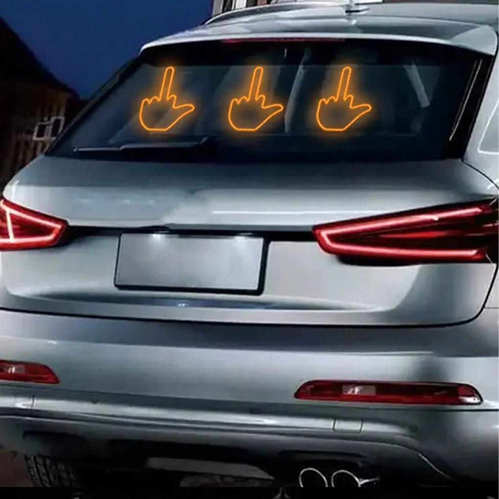 Road Rage Hand Sign with Remote for Car/Truck - GJB PRODUCTS