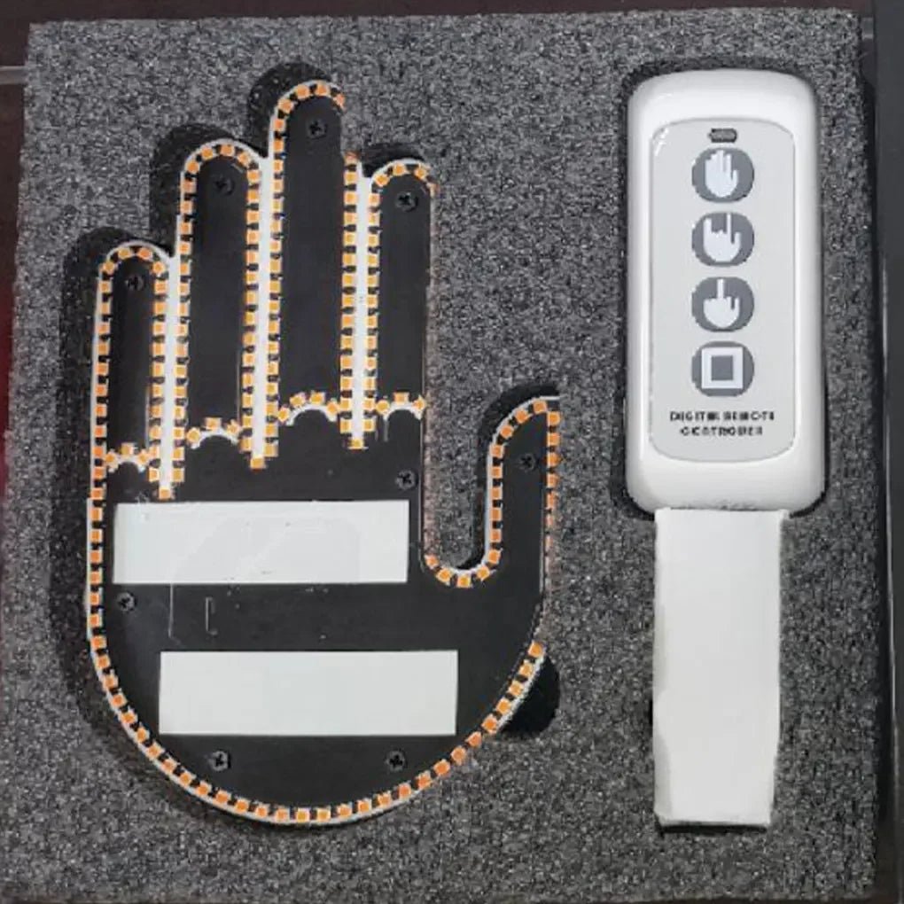 Road Rage Hand Sign with Remote for Car/Truck - GJB PRODUCTS