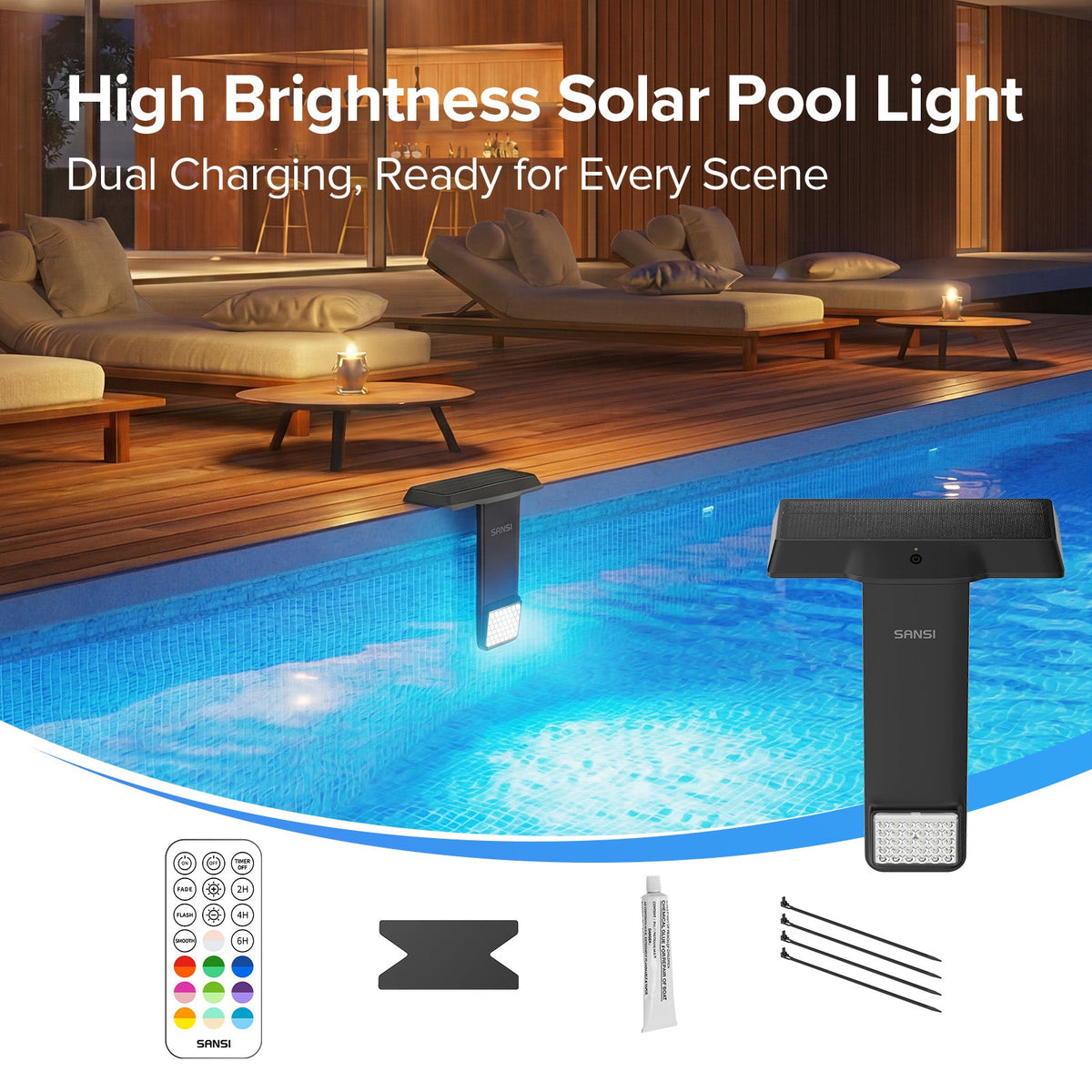 Solar Powered Floor Lamp - Waterproof Outdoor Lantern with PE Wicker Shade Light - GJB PRODUCTS