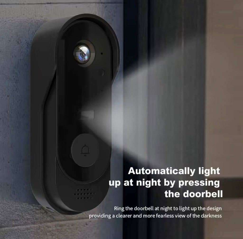 SecureView X8: Wireless Doorbell 480P Camera(300,000 Pixel) with 4.3”Monitor - Smart/Night Vision/Waterproof/10000mAh Rechargeable Battery - GJB PRODUCTS