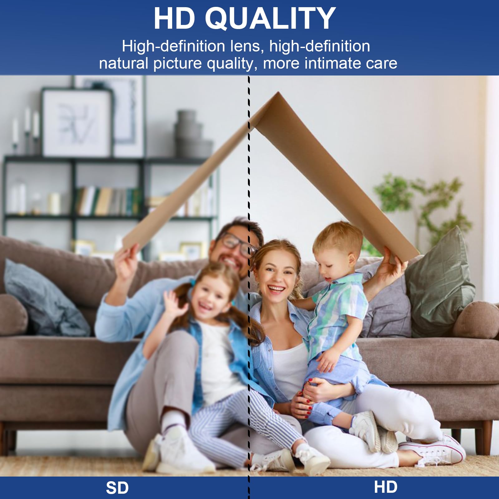 SENRI: 3 Pack 1080P & 150 Wide Range HD Quality WiFi Mini Security Cameras for Indoor/Outdoor - GJB PRODUCTS