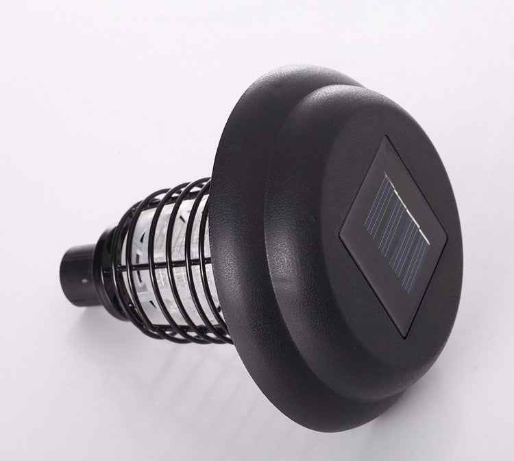 Shore Co: Solar Powered Stainless Steal Led Rechargeable Anti - Mosquito/Bug Zapper Lamp with White Light & UV Light - GJB PRODUCTS
