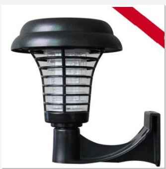 Shore Co: Solar Powered Stainless Steal Led Rechargeable Anti - Mosquito/Bug Zapper Lamp with White Light & UV Light - GJB PRODUCTS
