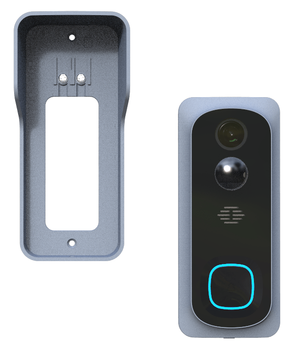 Silarius SIL - Battery Powered Smart Doorbell Camera + Chime - 2MP WiFi, Waterproof IP65, Cloudedge app , includes 32GB MicroSD card - GJB PRODUCTS