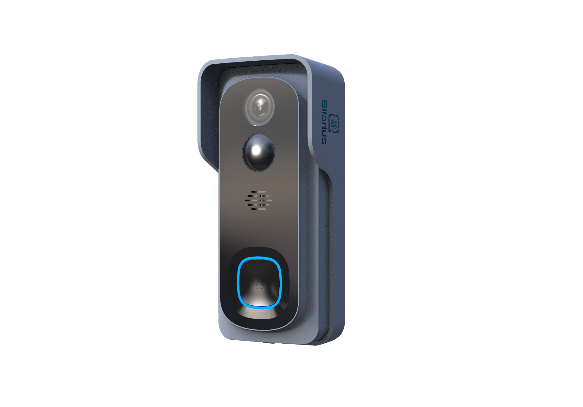 Silarius SIL - Battery Powered Smart Doorbell Camera + Chime - 2MP WiFi, Waterproof IP65, Cloudedge app , includes 32GB MicroSD card - GJB PRODUCTS
