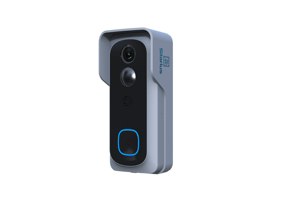 Silarius SIL - Battery Powered Smart Doorbell Camera + Chime - 2MP WiFi, Waterproof IP65, Cloudedge app , includes 32GB MicroSD card - GJB PRODUCTS