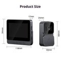 Smart Punch M10: Household Wireless Doorbell Camera with Large 4.3” Monitor/Intercom for 2 - Way Communication - GJB PRODUCTS