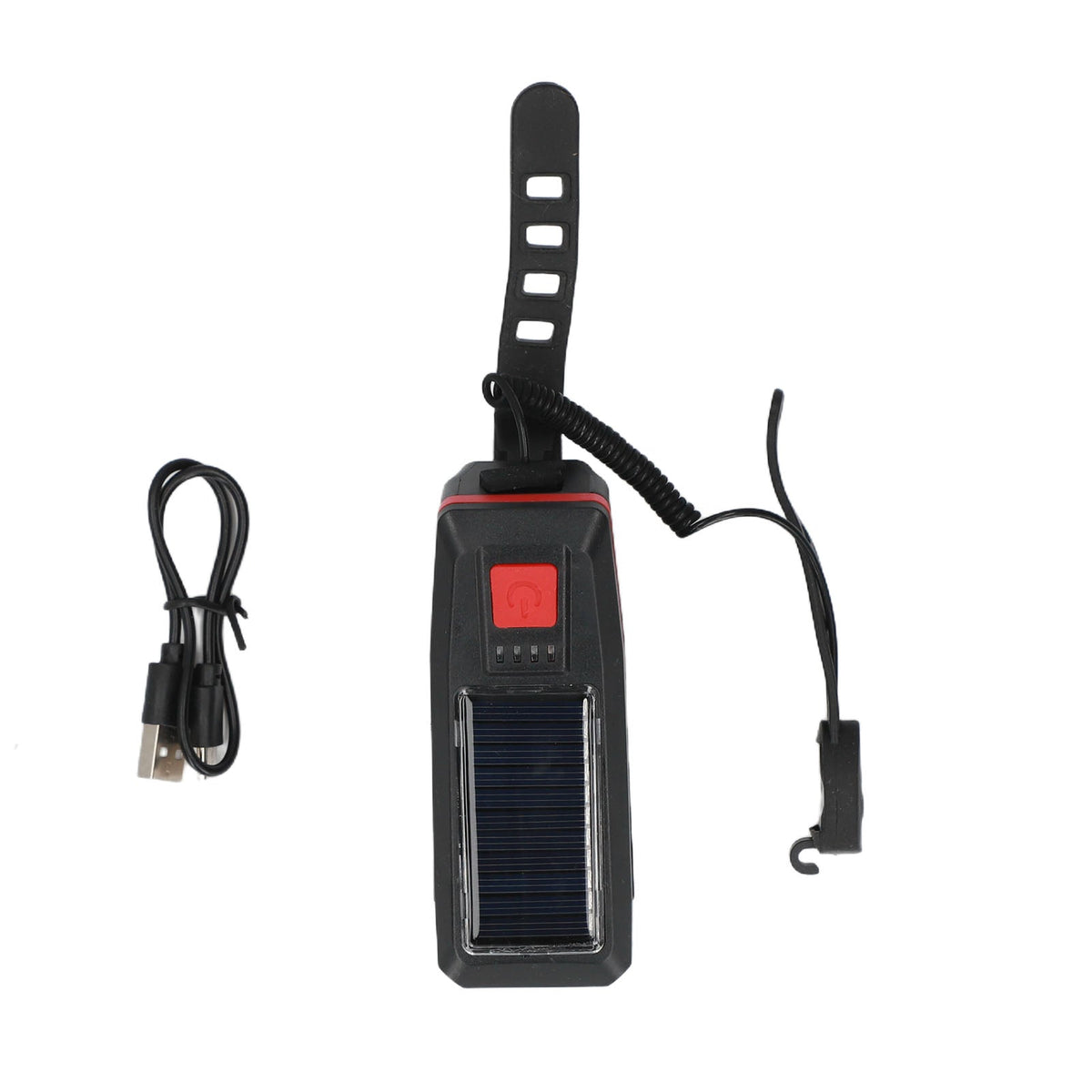 Solar Powered Bike Light And Horn Rechargeable For Night Riding - GJB PRODUCTS