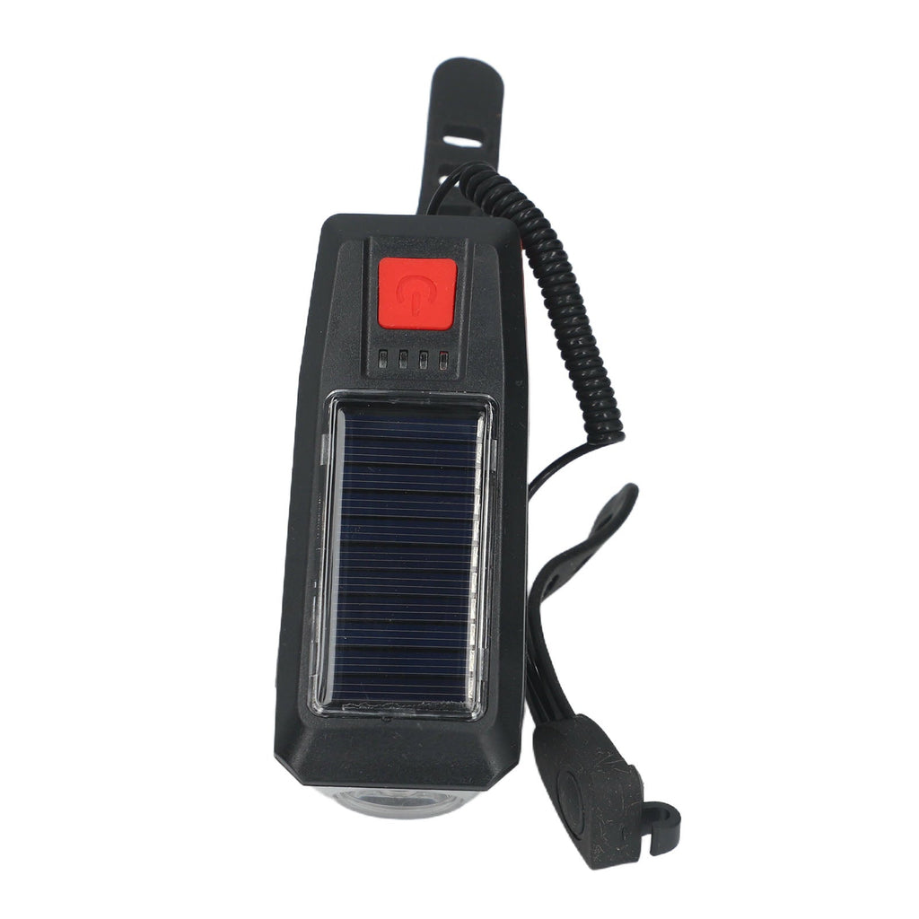 Solar Powered Bike Light And Horn Rechargeable For Night Riding - GJB PRODUCTS