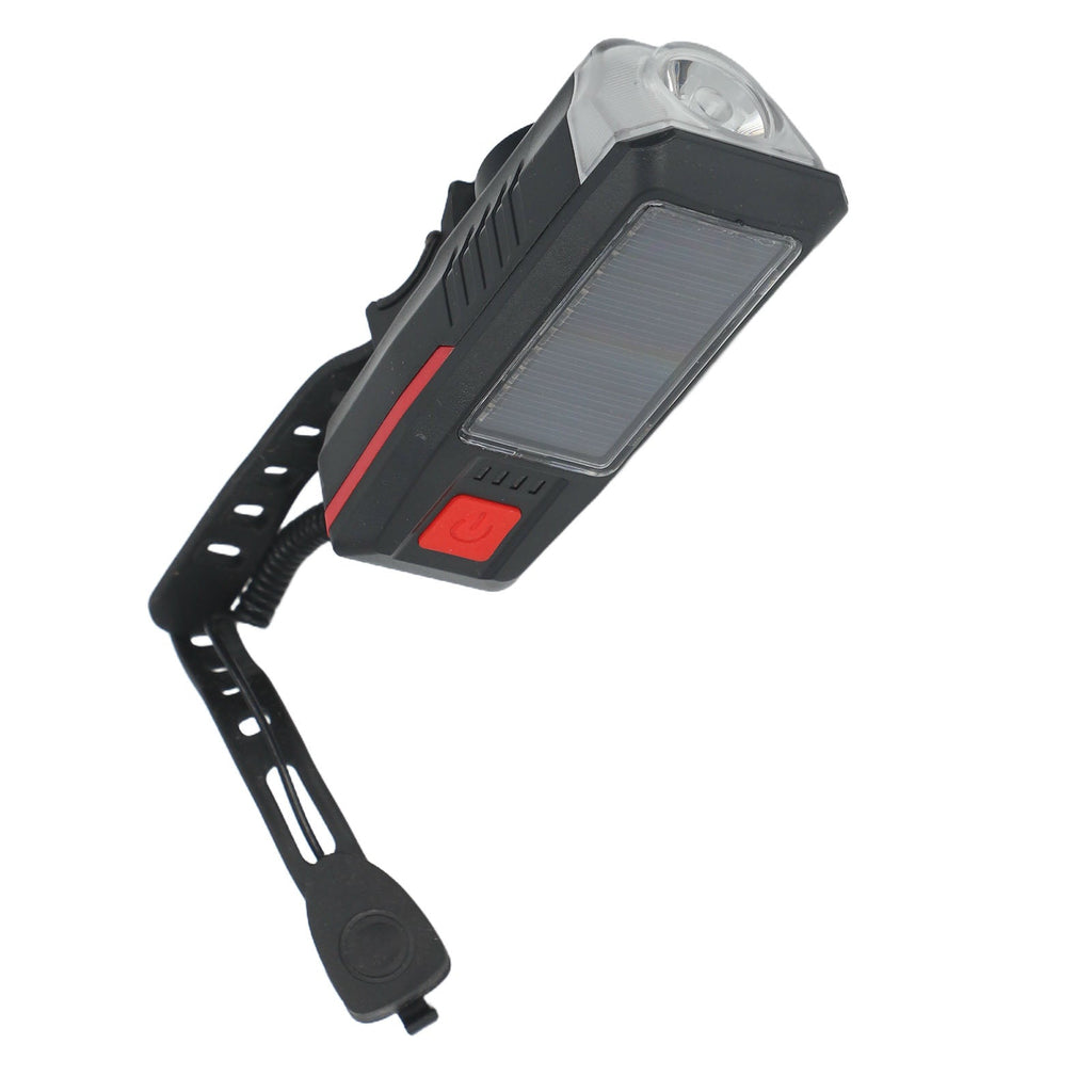 Solar Powered Bike Light And Horn Rechargeable For Night Riding - GJB PRODUCTS