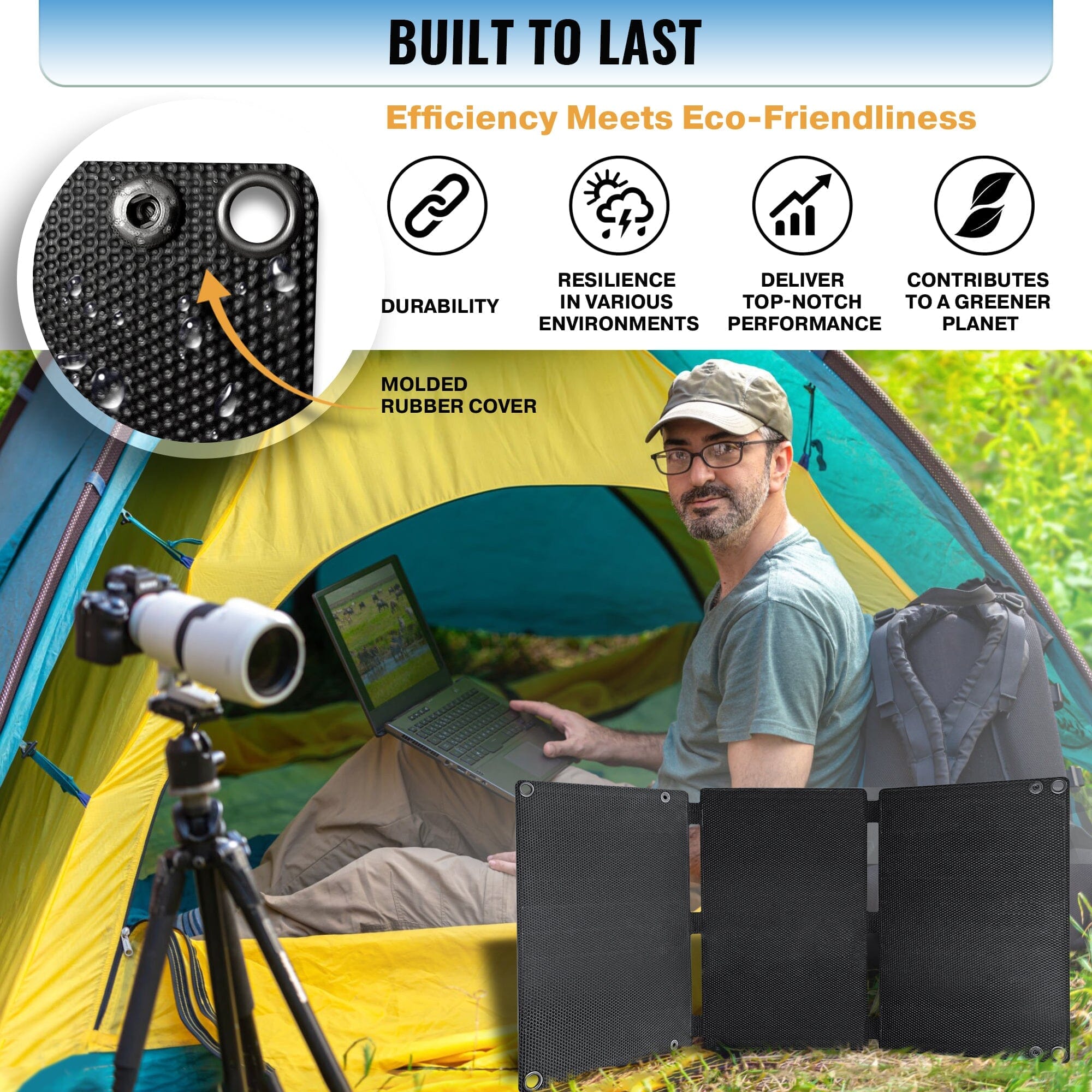 Solar Power Lifestyle 25W Portable Solar Panel by Solar Power Lifestyle