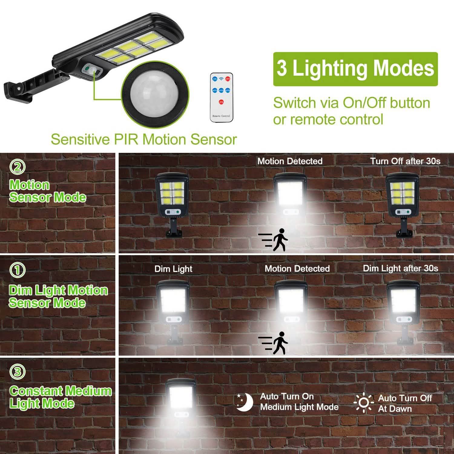 Solar Powered Wall Outdoor Lights - GJB PRODUCTS