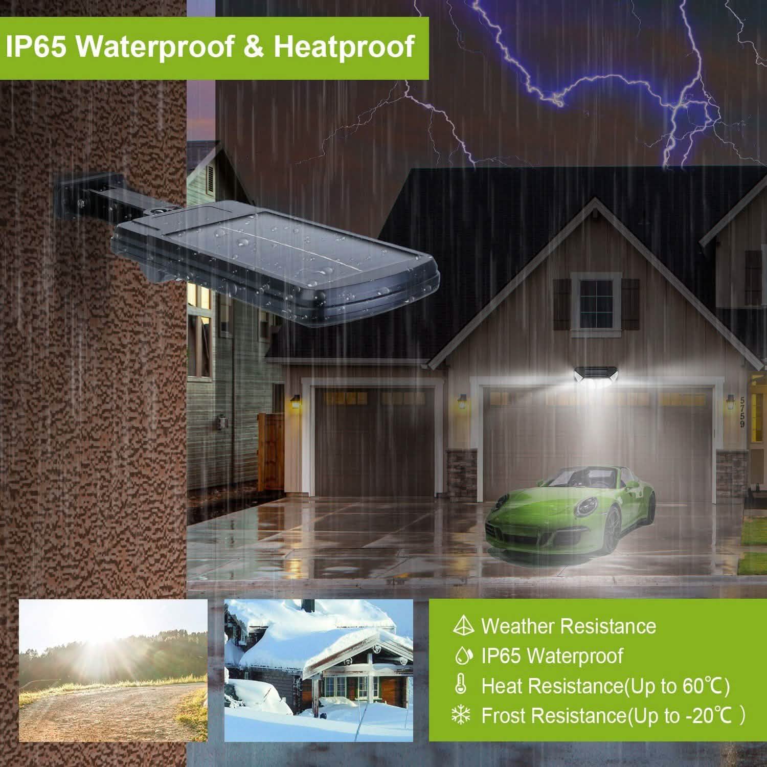 Solar Powered Wall Outdoor Lights - GJB PRODUCTS