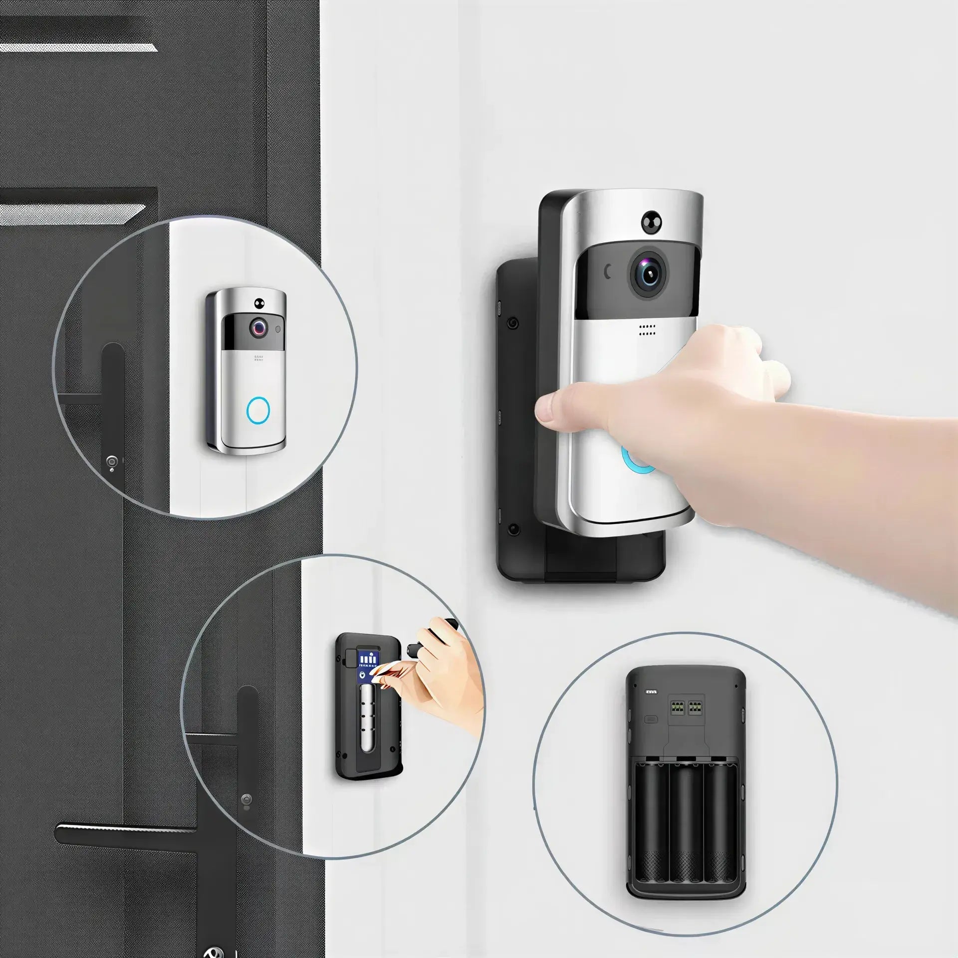 SSYING: Wireless Remote Doorbell Camera: Motion Detection/Night Vision - GJB PRODUCTS