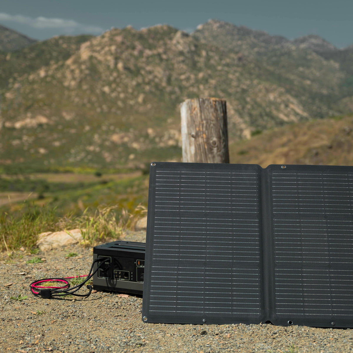 SunJack: 120 Watt ETFE Foldable Portable Solar Panel with Kickstands - GJB PRODUCTS