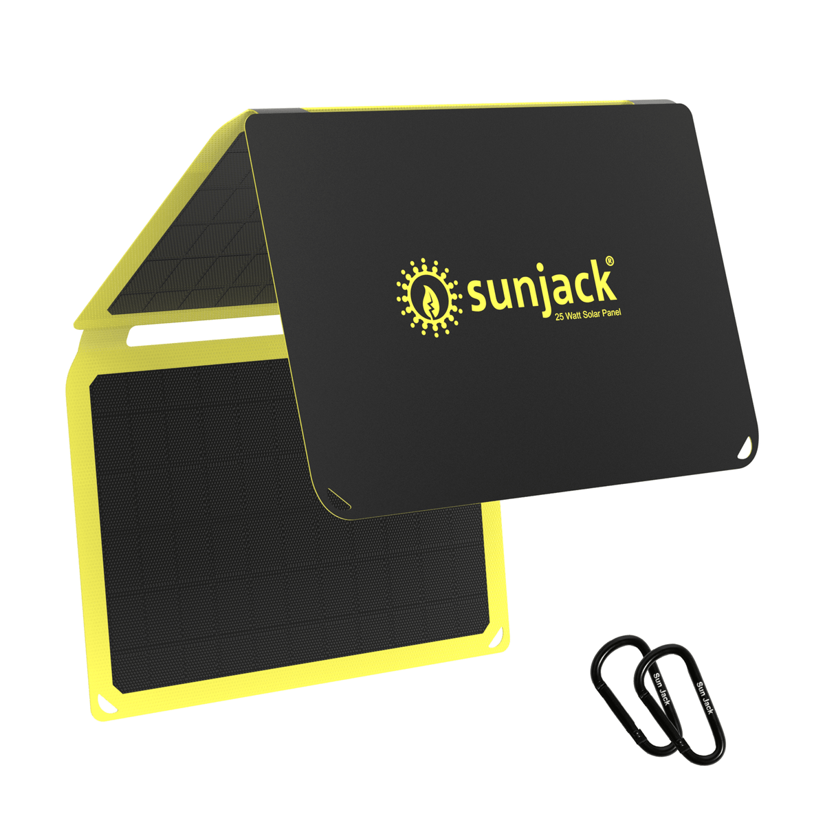 SunJack 25 Watt ETFE Foldable Portable Solar Panel Charger - GJB PRODUCTS
