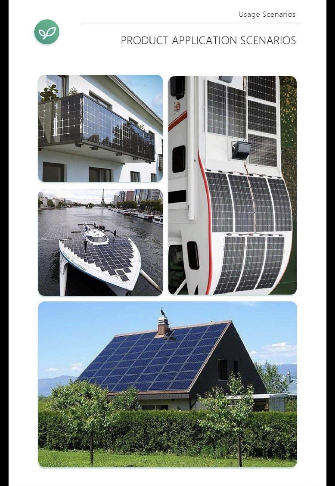 Sunpower: 100W Flexible Solar Panel w/ Maxeon Technology Cells - GJB PRODUCTS
