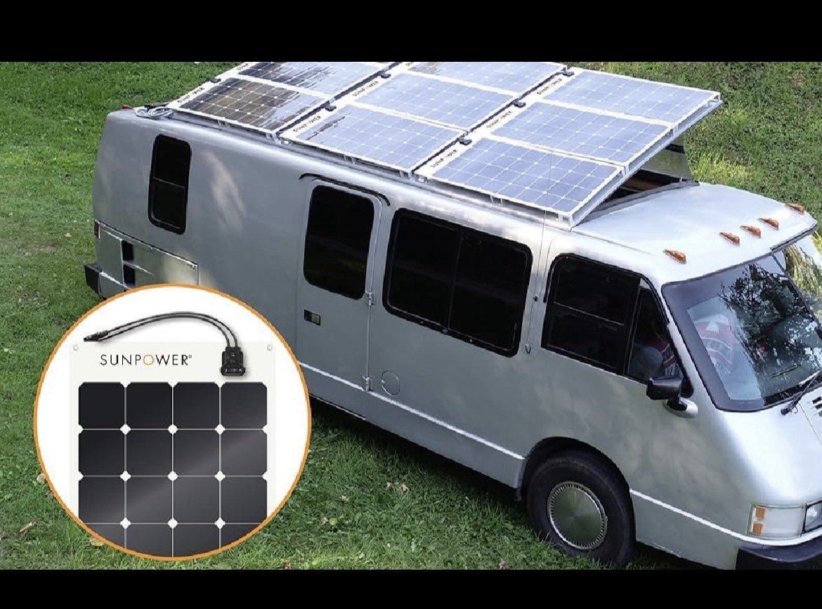Sunpower: 100W Flexible Solar Panel w/ Maxeon Technology Cells - GJB PRODUCTS