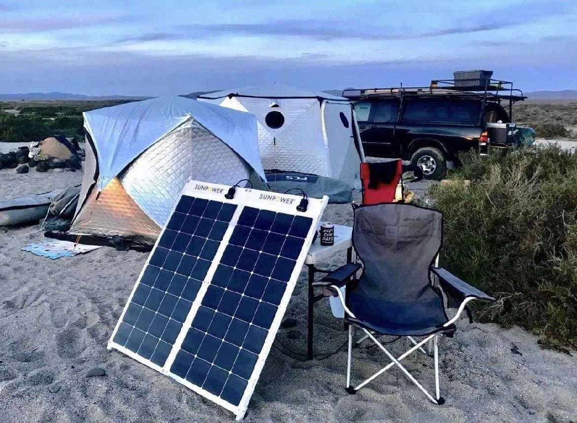 Sunpower: 100W Flexible Solar Panel w/ Maxeon Technology Cells - GJB PRODUCTS