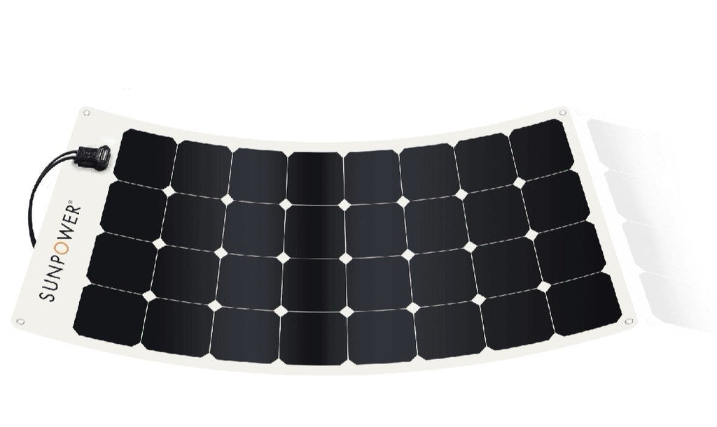 Sunpower: 100W Flexible Solar Panel w/ Maxeon Technology Cells - GJB PRODUCTS