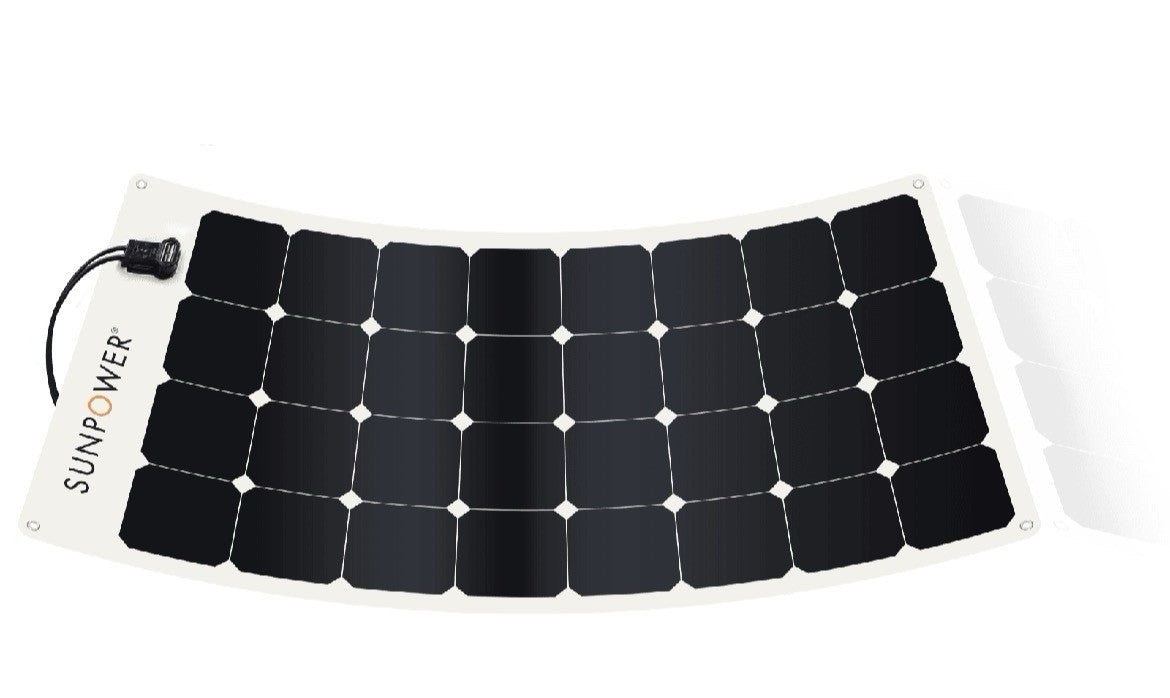 Sunpower: 100W Flexible Solar Panel w/ Maxeon Technology Cells - GJB PRODUCTS
