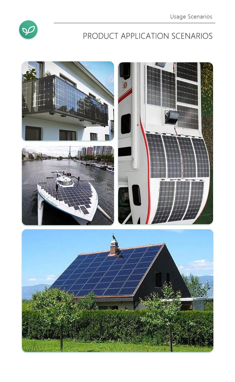 Sunpower 100W Flexible Solar Panel with Maxeon Technology cells - GJB PRODUCTS