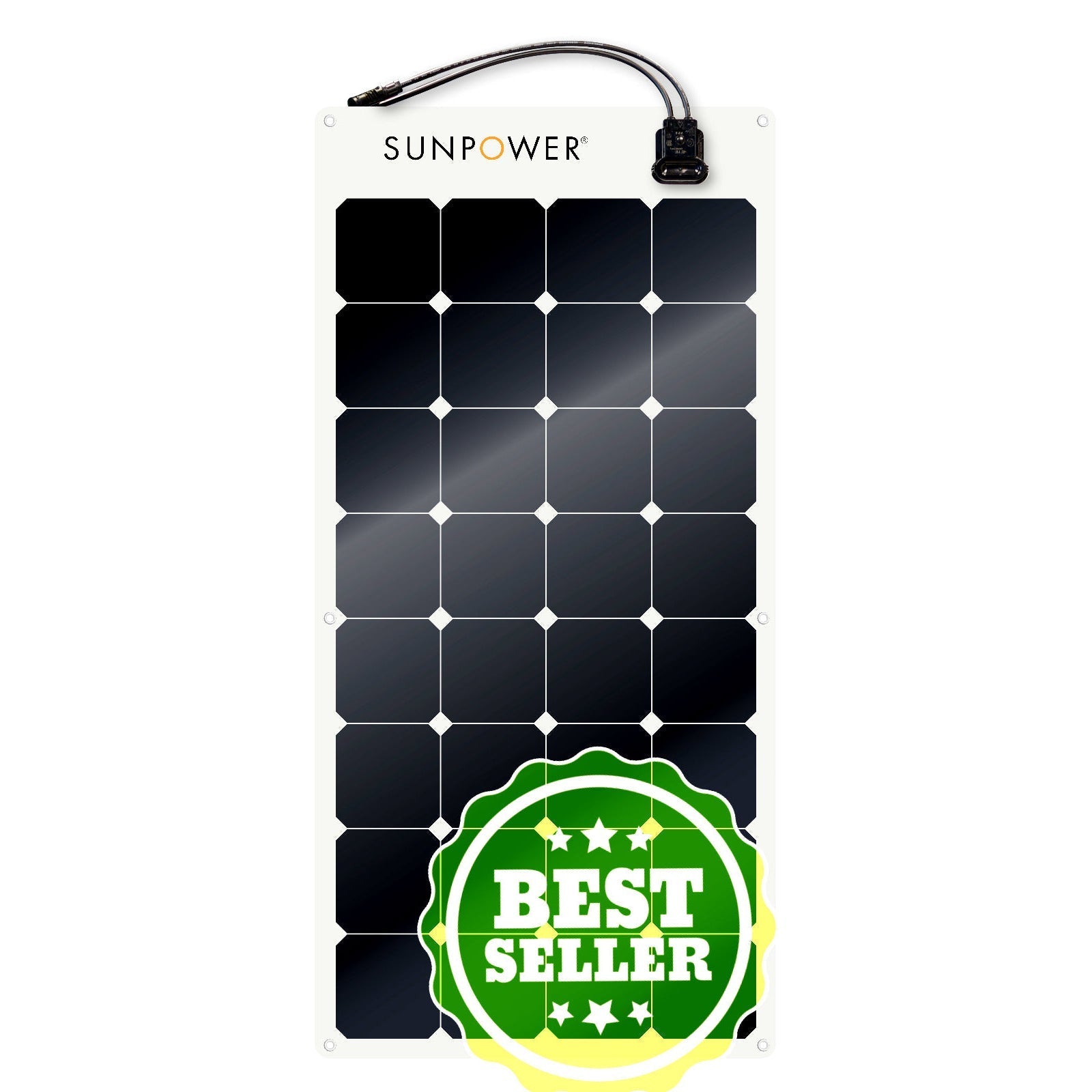 Sunpower 100W Flexible Solar Panel with Maxeon Technology cells - GJB PRODUCTS