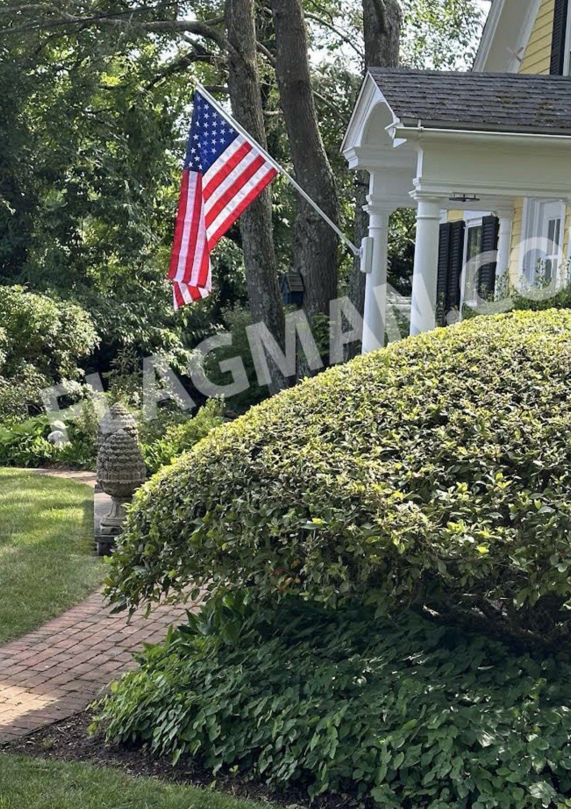 Tangle Free USA Aluminum Flagpole For Outside Display - GJB PRODUCTS