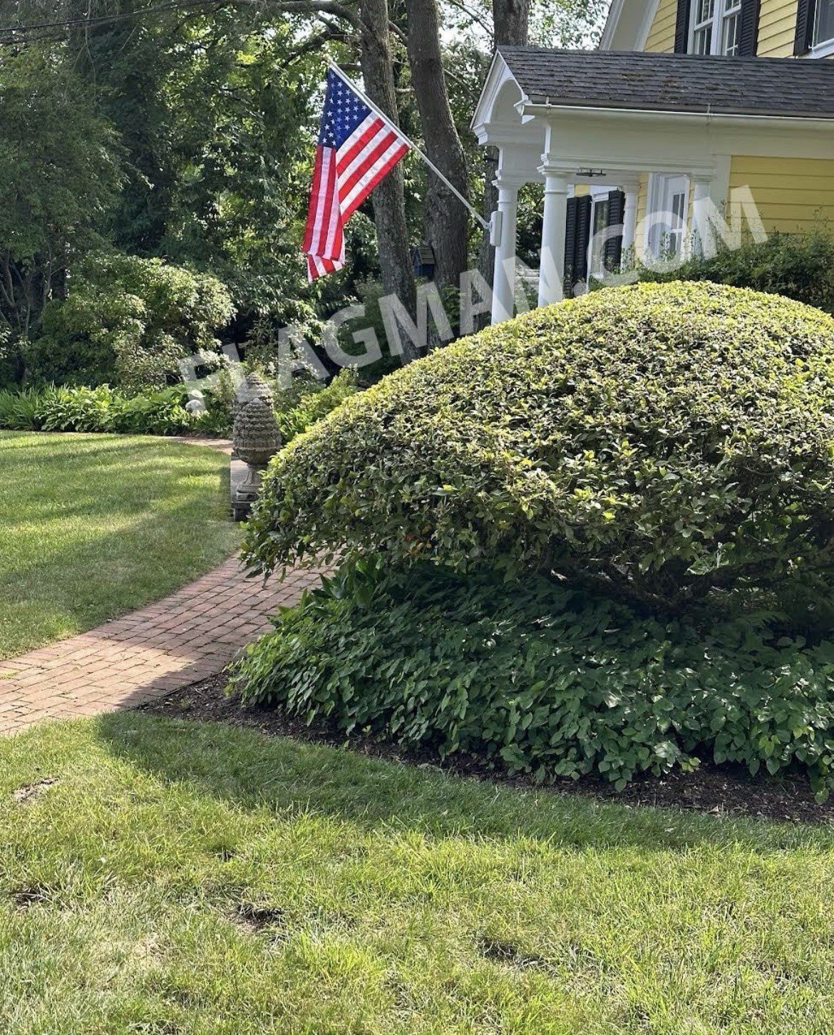 Tangle Free USA Aluminum Flagpole For Outside Display - GJB PRODUCTS
